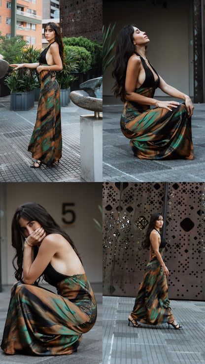 Vestido Etoile en Seda Italiana