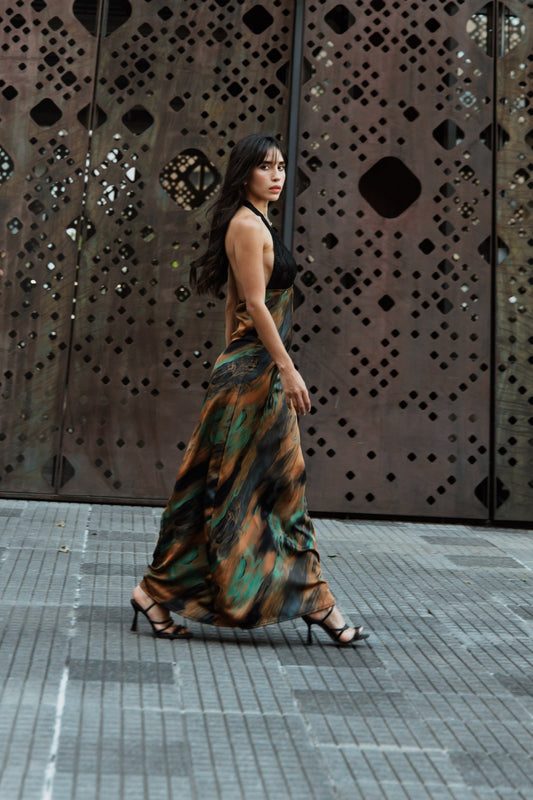 Vestido Etoile en Seda Italiana