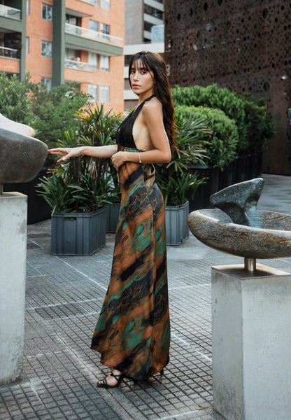 Vestido Etoile en Seda Italiana